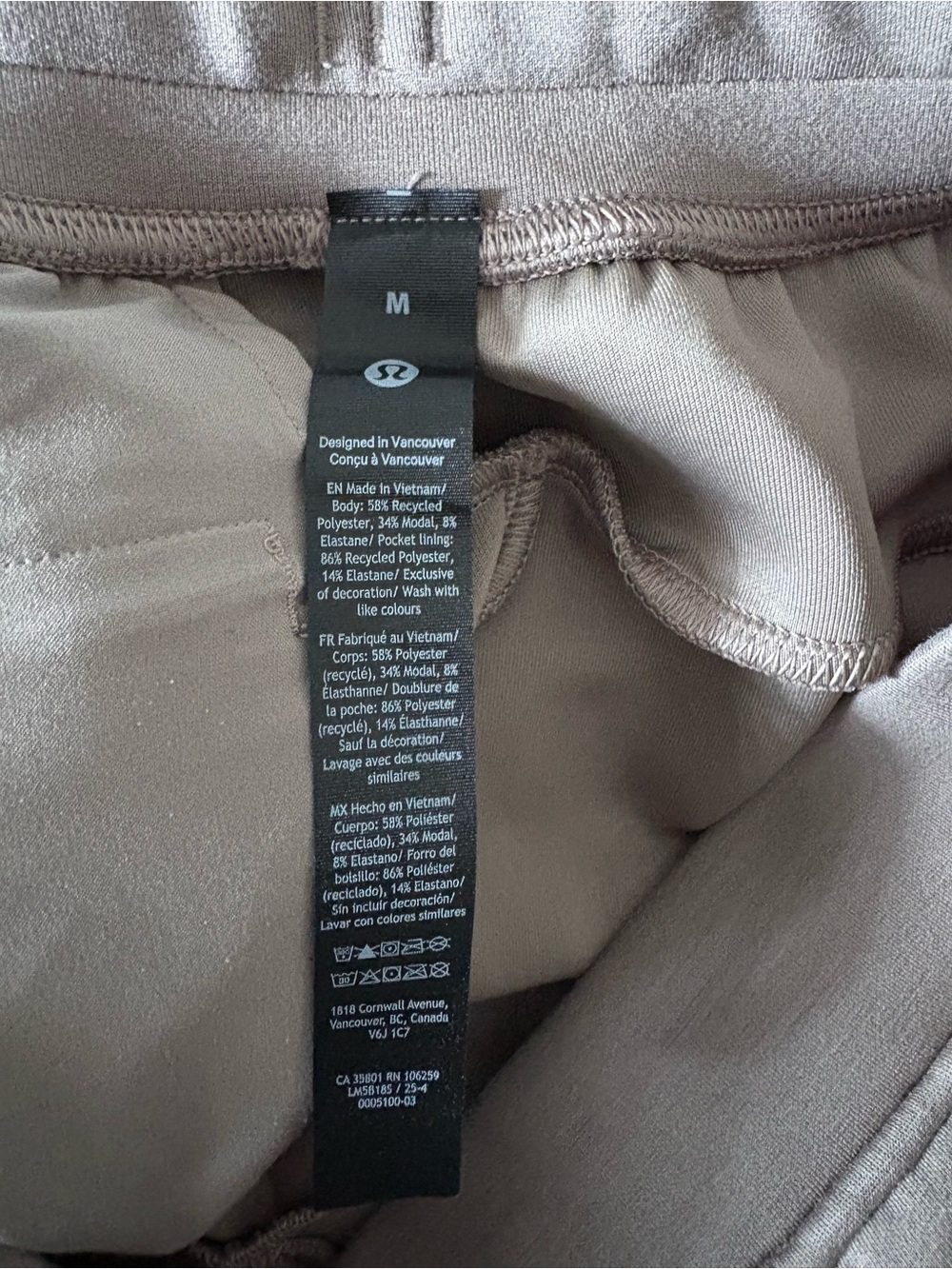 Lululemon Smooth Spacer Jogger Medium